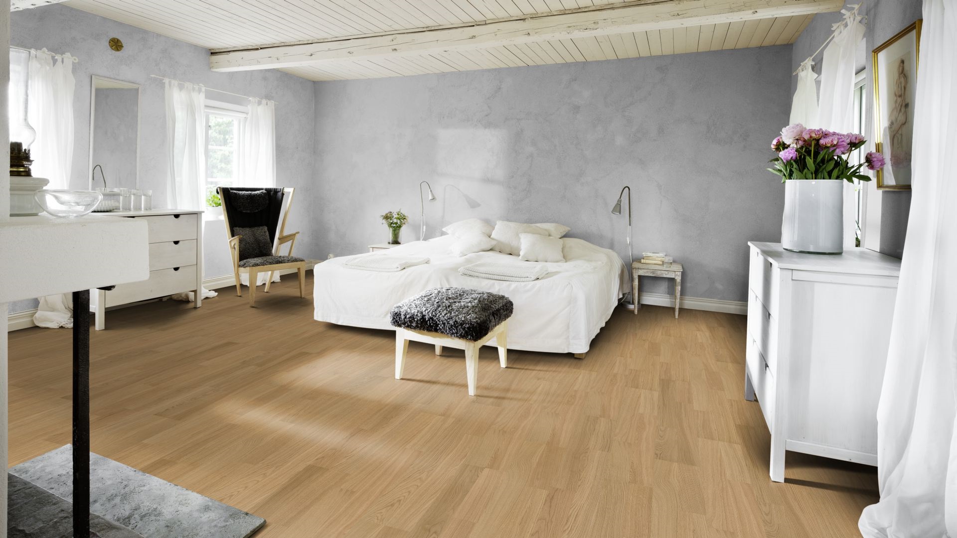 Паркетная доска Kahrs Life Дуб Pure Oak LTCLRW3003-193 Calm 1225×193×7 фото в интерьере Паркетная доска Kahrs Life Дуб Pure Oak LTCLRW3003-193 Calm 1225×193×7 фото в интерьере