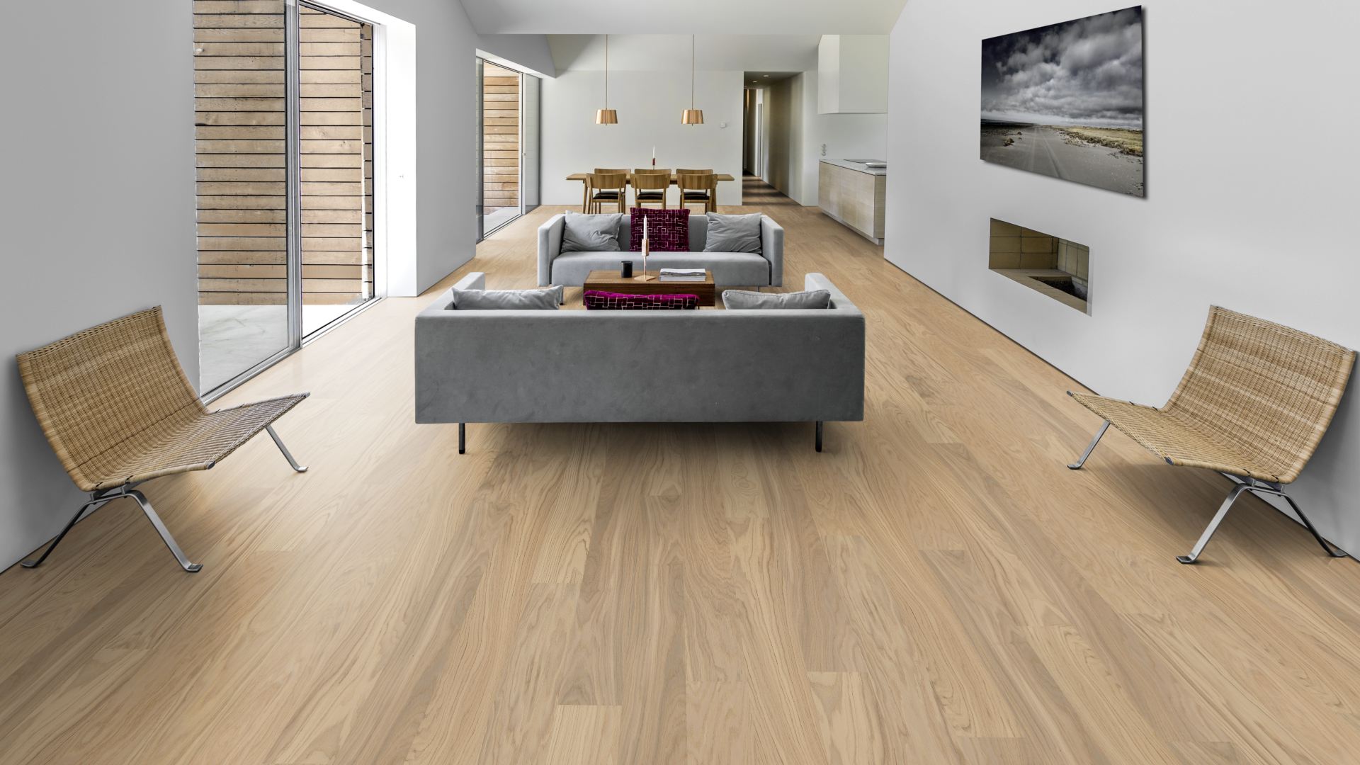 Паркетная доска Kahrs Life Дуб Whole Grain LTCLRW3004-150 Calm 1810×150×7 фото в интерьере Паркетная доска Kahrs Life Дуб Whole Grain LTCLRW3004-150 Calm 1810×150×7 фото в интерьере