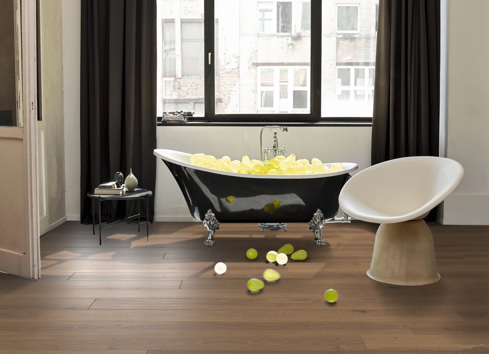 Ламинат Parador Trendtime 6 Дуб Студийный медовый 1744708 2200×243×9 фото в интерьере