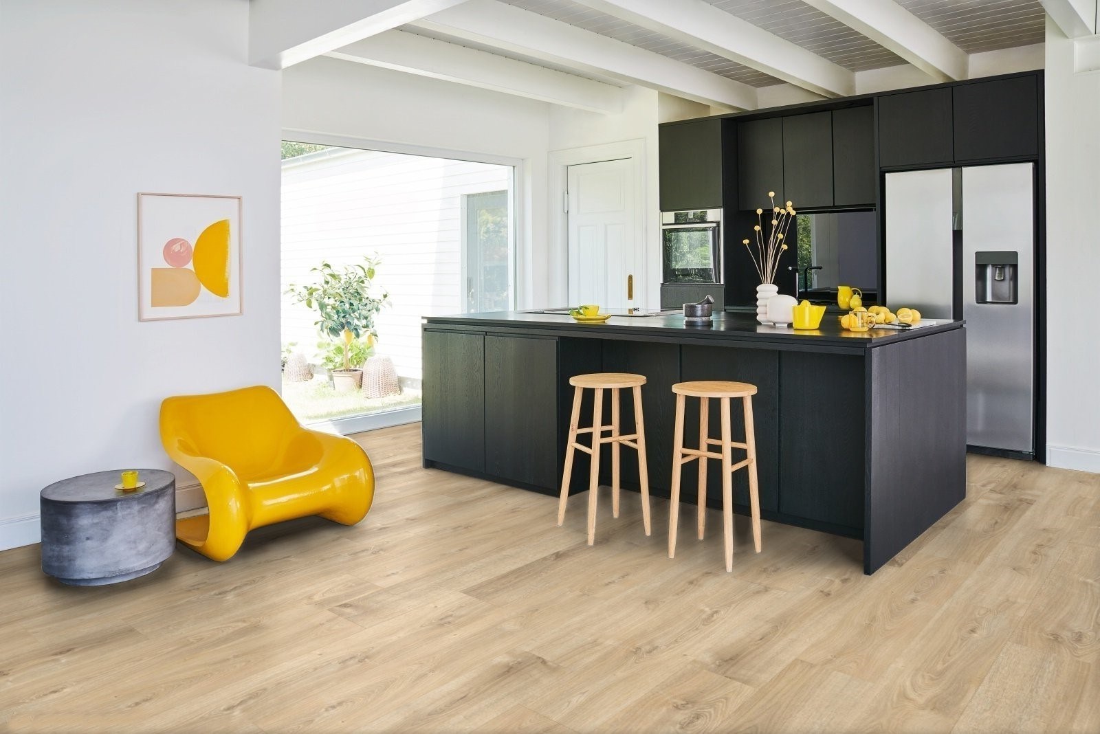 Ламинат Parador Basic 600XS Дуб Нова светло-известковый 1744353 1285×243×8 фото в интерьере Ламинат Parador Basic 600XS Дуб Нова светло-известковый 1744353 1285×243×8 фото в интерьере