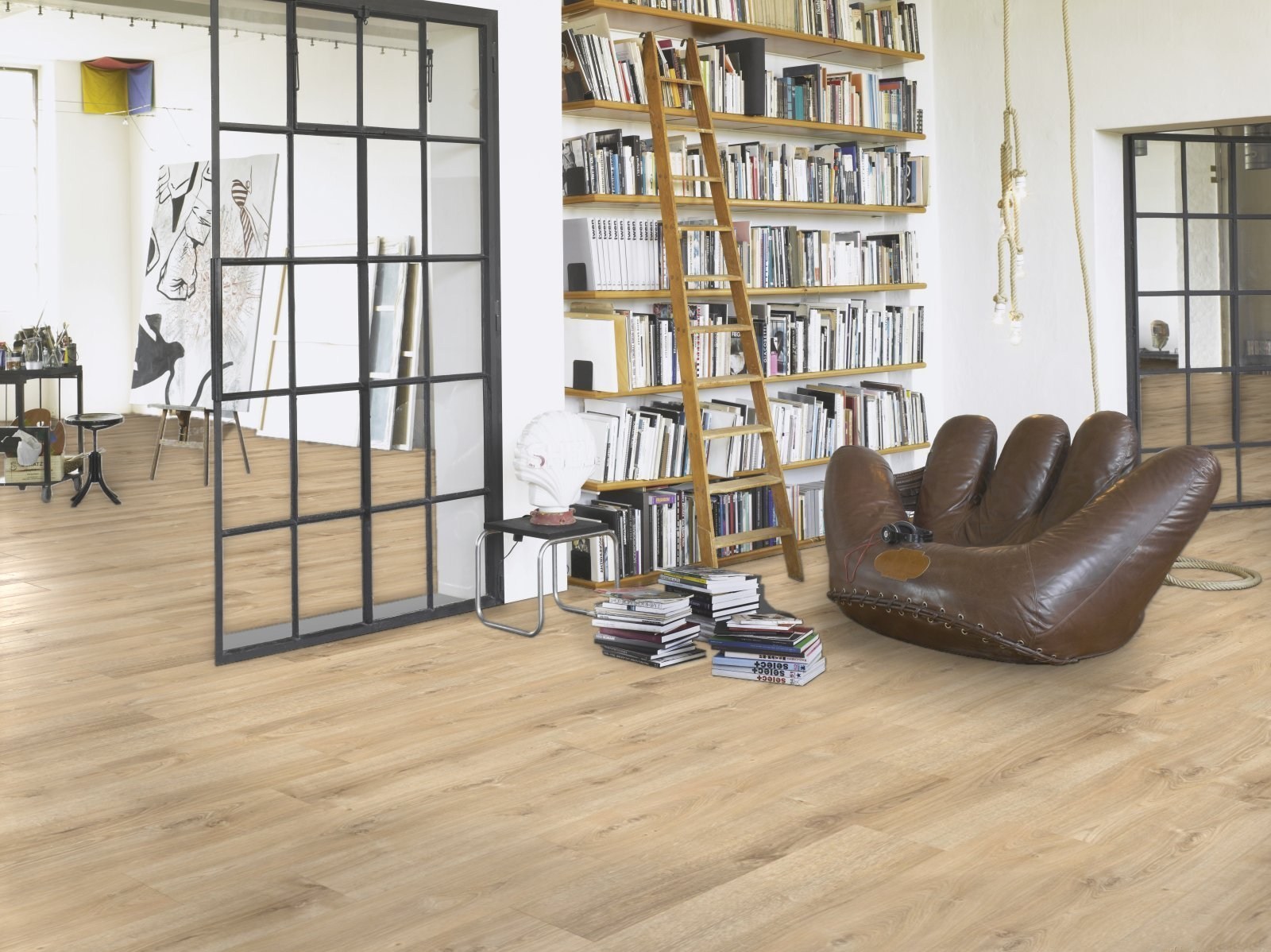 Ламинат Parador Basic 600XS Дуб Нова светло-известковый 1744353 1285×243×8 фото в интерьере Ламинат Parador Basic 600XS Дуб Нова светло-известковый 1744353 1285×243×8 фото в интерьере