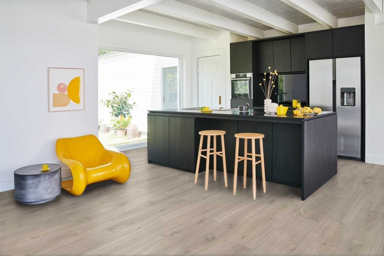 Ламинат Parador Basic 600XS Дуб Мистраль серый 1744356 1285×243×8 фото в интерьере Ламинат Parador Basic 600XS Дуб Мистраль серый 1744356 1285×243×8 фото в интерьере