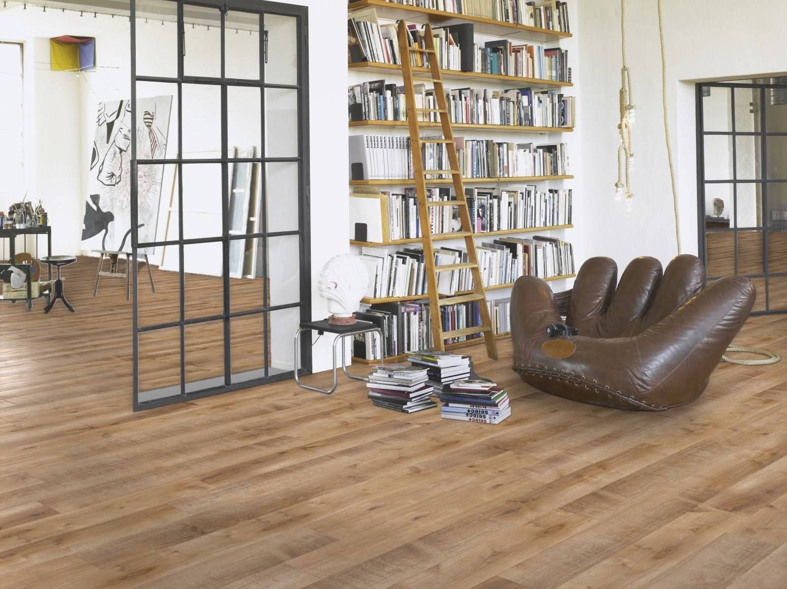 Ламинат Parador Basic 400V Дуб Монтерей слегка белый 1744350 1285×194×8 фото в интерьере Ламинат Parador Basic 400V Дуб Монтерей слегка белый 1744350 1285×194×8 фото в интерьере