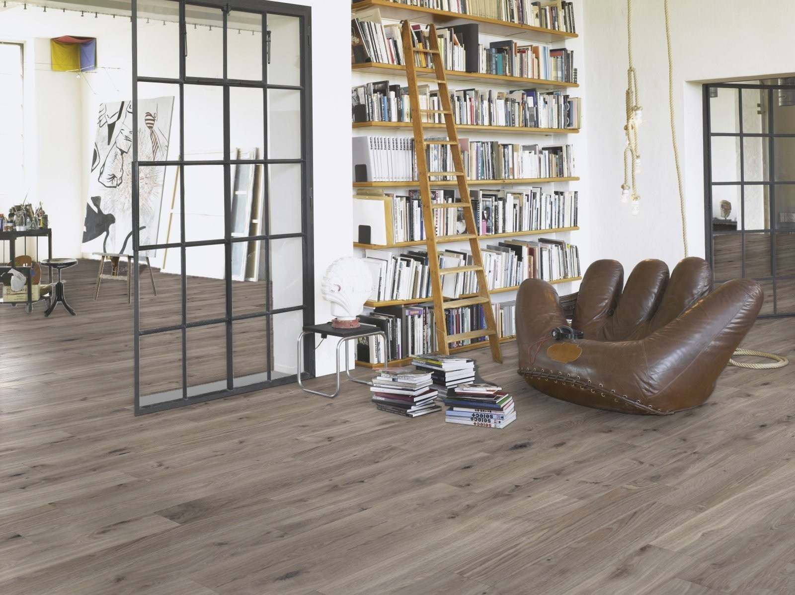 Ламинат Parador Basic 400 Дуб базальтовый серый 1744347 1285×194×8 фото в интерьере Ламинат Parador Basic 400 Дуб базальтовый серый 1744347 1285×194×8 фото в интерьере