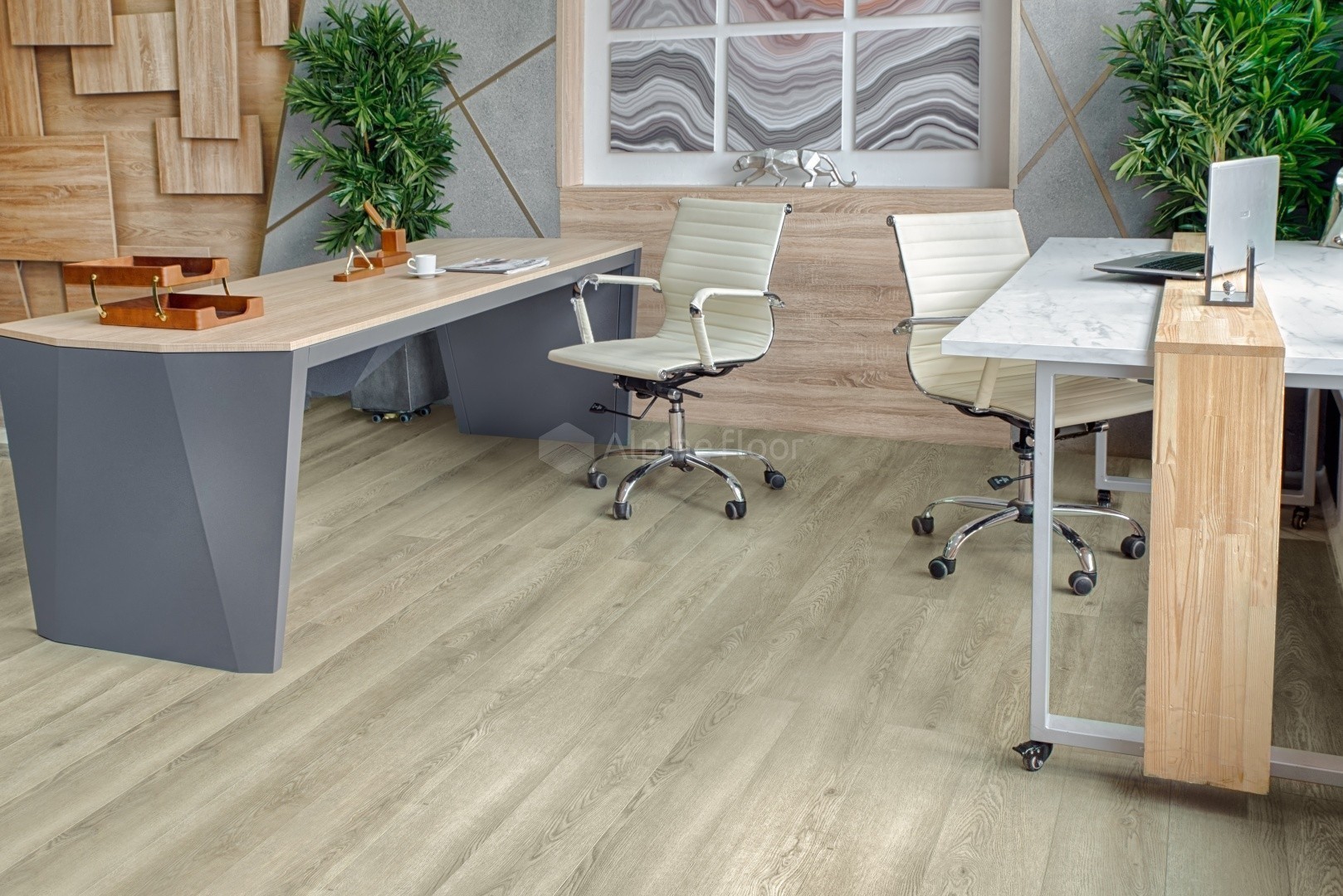 Кварцвиниловый SPC ламинат Alpine Floor Grand Sequoia Шварцевальд ECO 11-18 1524×180×4 фото в интерьере