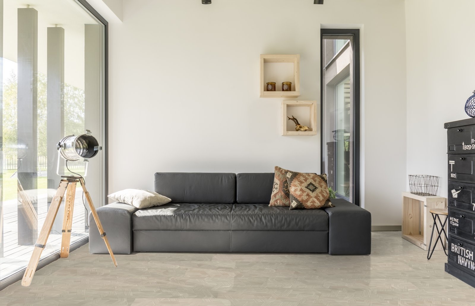 Ламинат AGT Spark Design by Defne Koz Крем PRK701 1200×190×12 фото в интерьере Ламинат AGT Spark Design by Defne Koz Крем PRK701 1200×190×12 фото в интерьере