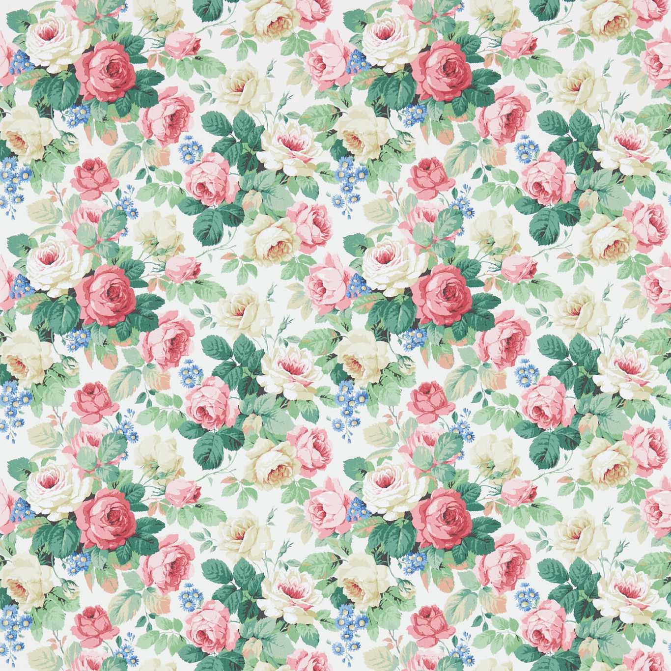 Обои Sanderson One Sixty Chelsea White/Pink 214606