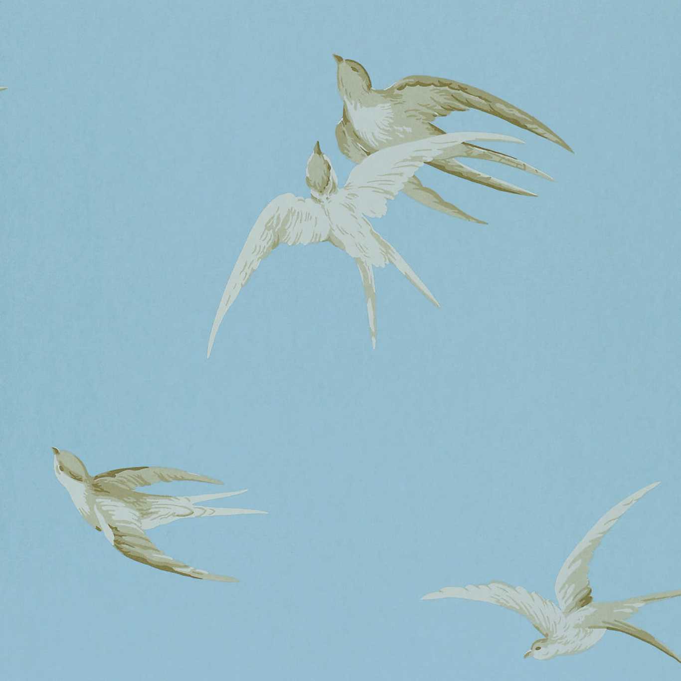 Обои Sanderson One Sixty Swallows Wedgwood DVIWSW103