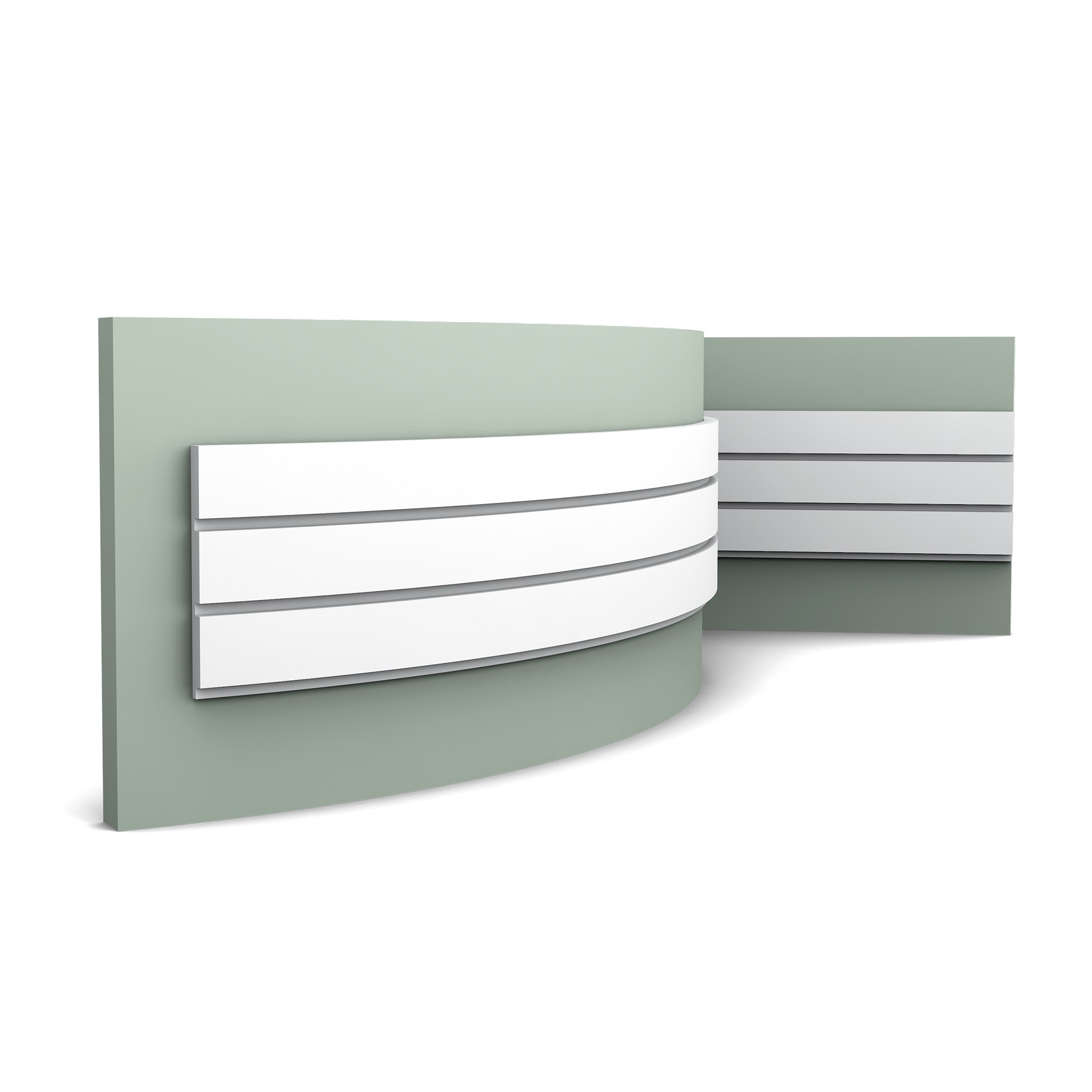 Стеновая панель под покраску Orac Decor Bar W116F гибкая 2000×250×20