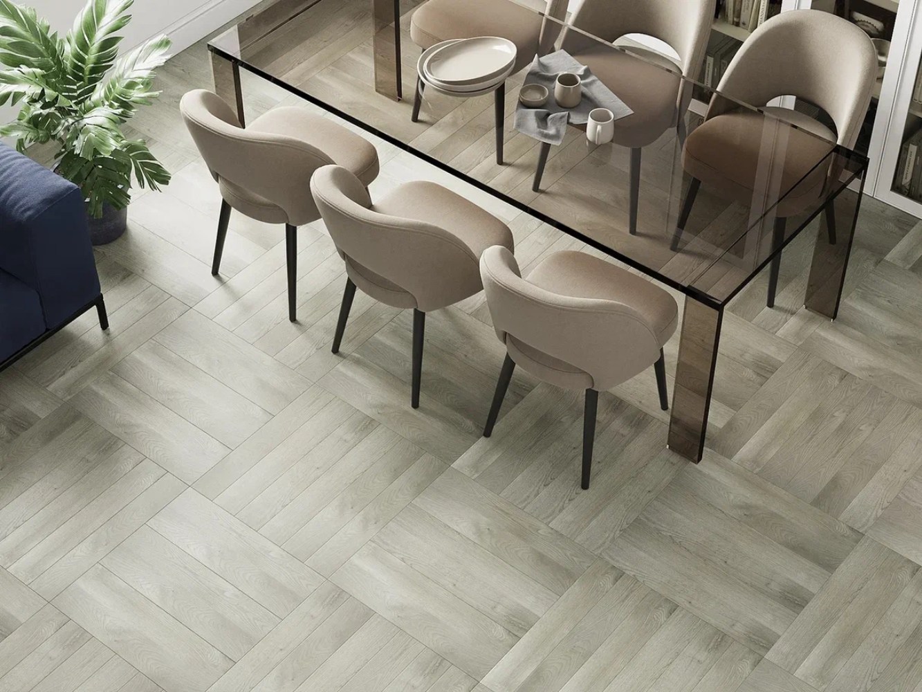 Ламинат CBM Mosaik Дуб Тиса 305 венгерская елка 600×100×10 фото в интерьере Ламинат CBM Mosaik Дуб Тиса 305 венгерская елка 600×100×10 фото в интерьере