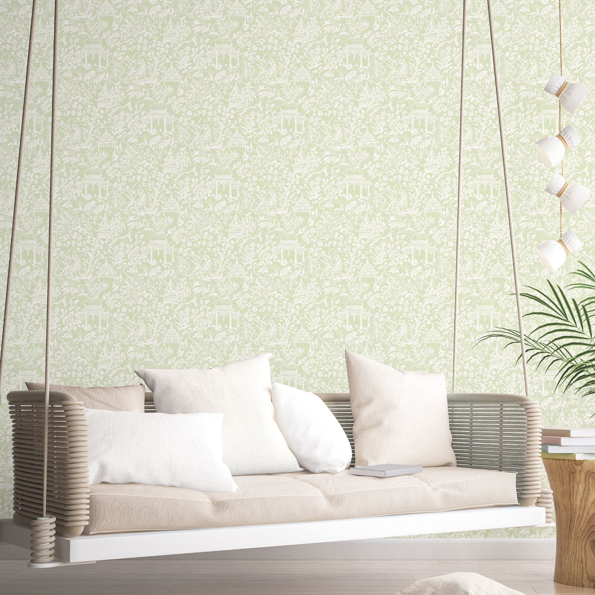 Обои Aura Secret Garden G78509 10,05×0,53 фото в интерьере