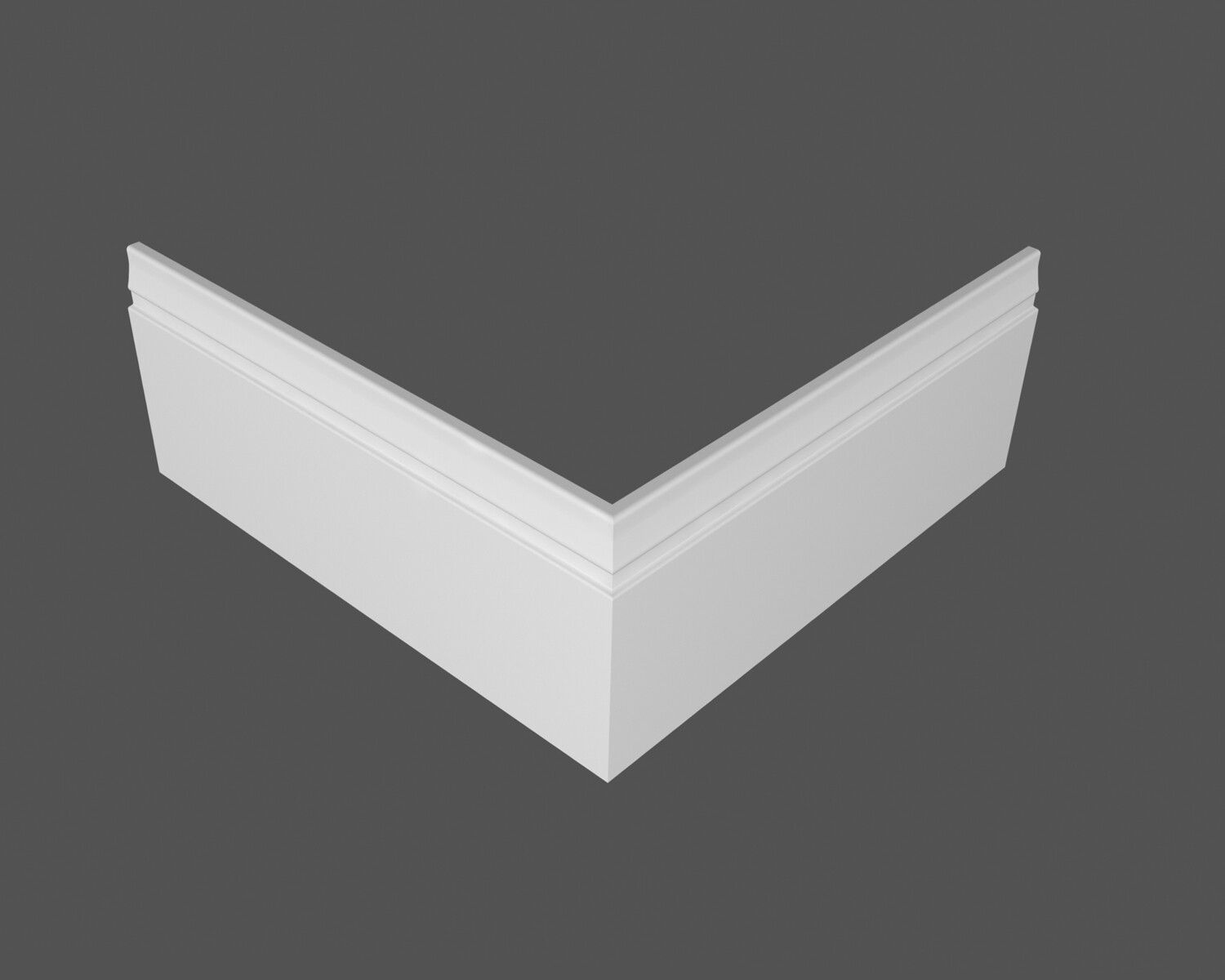 Плинтус МДФ под покраску Ликорн Р 23.133.12 2070×133×12 Плинтус МДФ под покраску Ликорн Р 23.133.12 2070×133×12