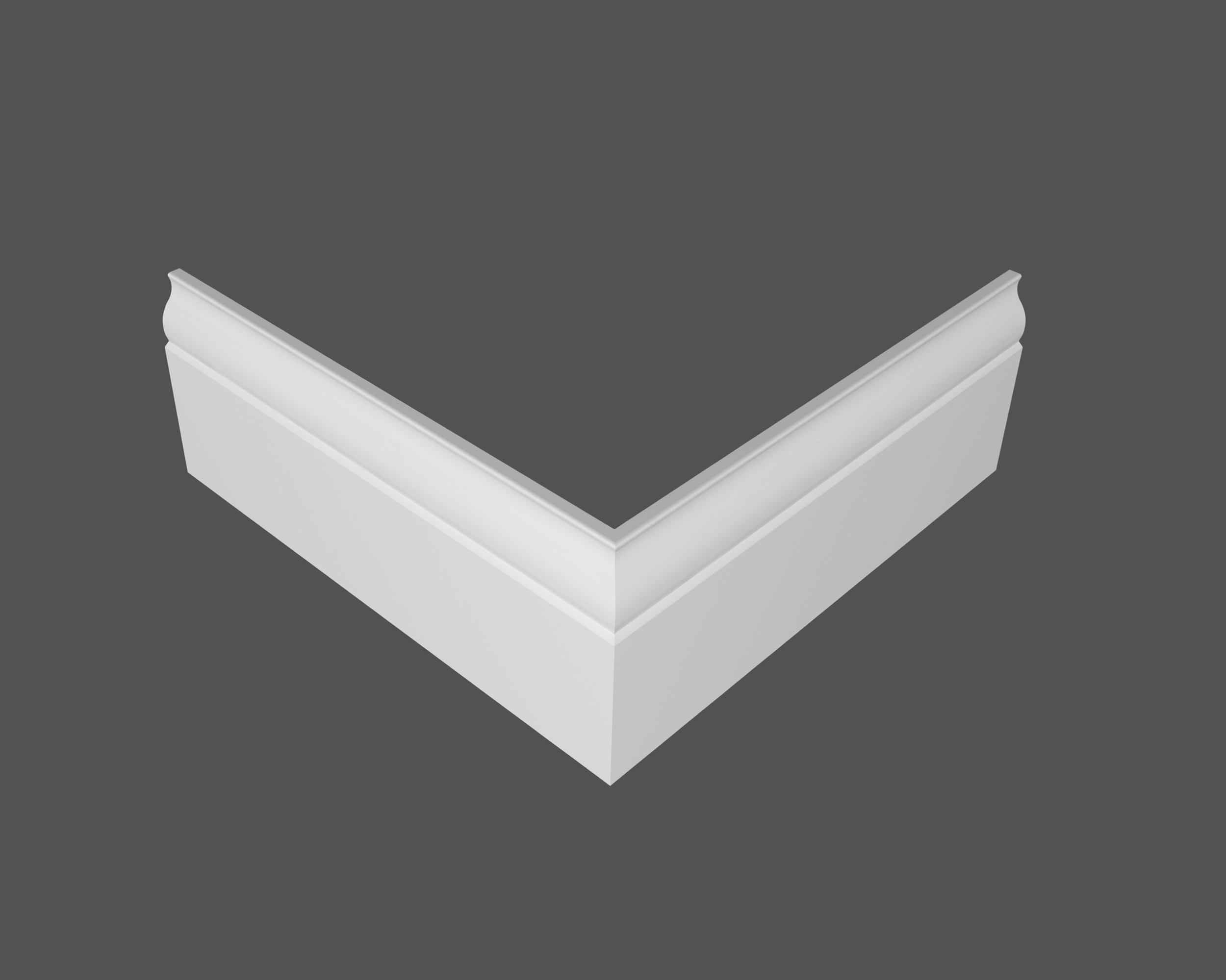 Плинтус МДФ под покраску Ликорн Р 3.120.16 2070×120×16 Плинтус МДФ под покраску Ликорн Р 3.120.16 2070×120×16