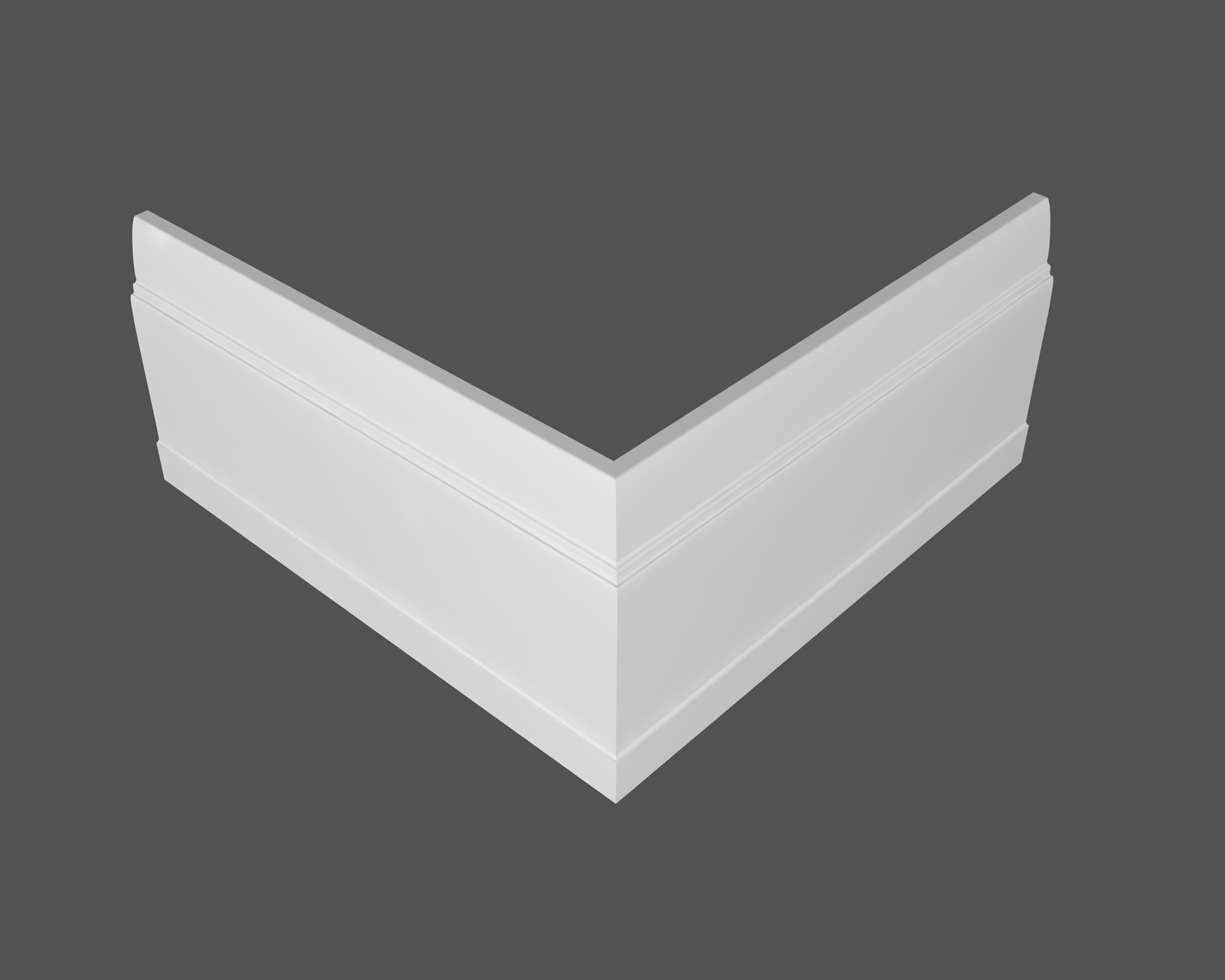 Плинтус МДФ под покраску Ликорн Р 13.150.22 2070×150×22 Плинтус МДФ под покраску Ликорн Р 13.150.22 2070×150×22