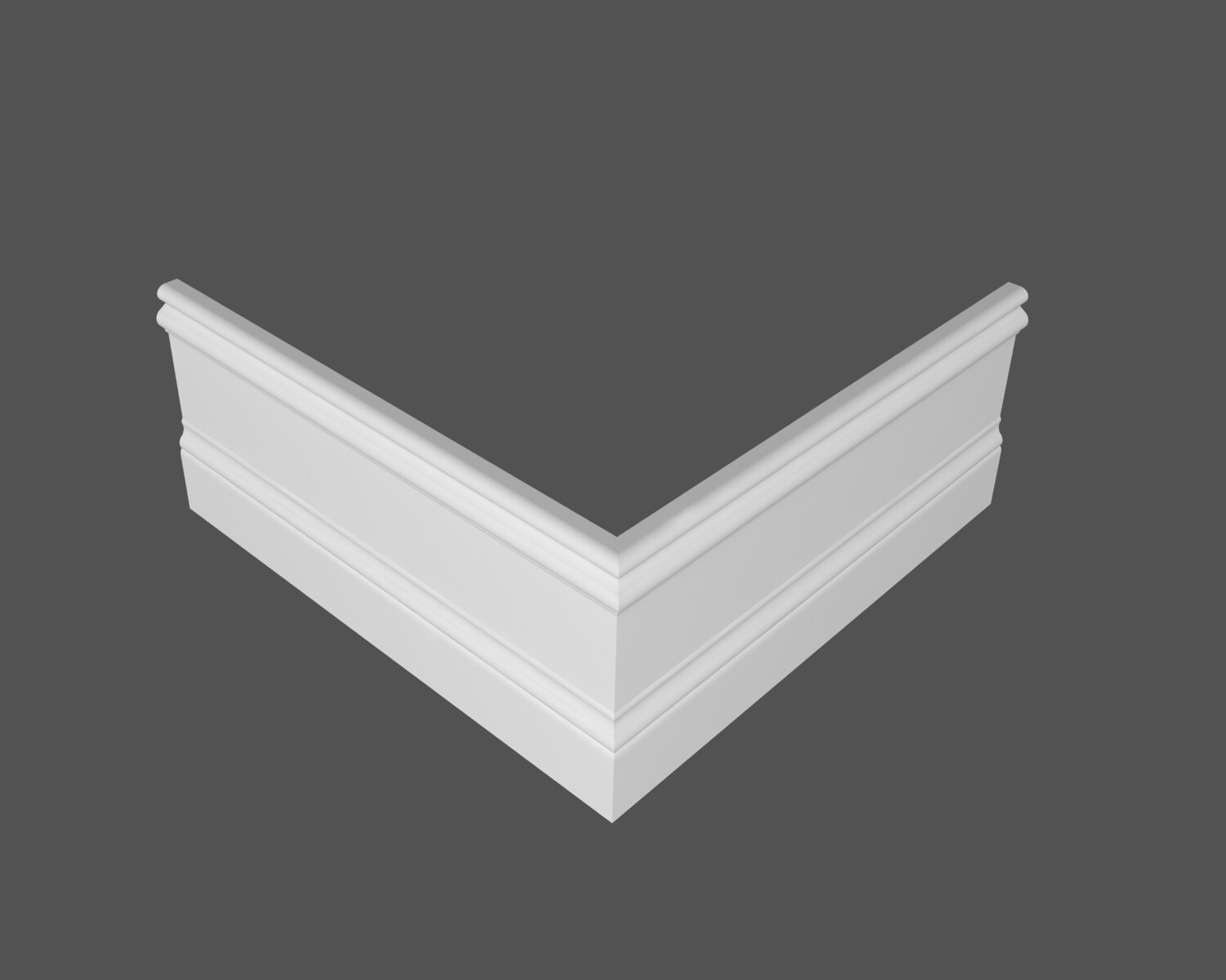 Плинтус МДФ под покраску Ликорн Р 15.134.16 2070×134×16 Плинтус МДФ под покраску Ликорн Р 15.134.16 2070×134×16