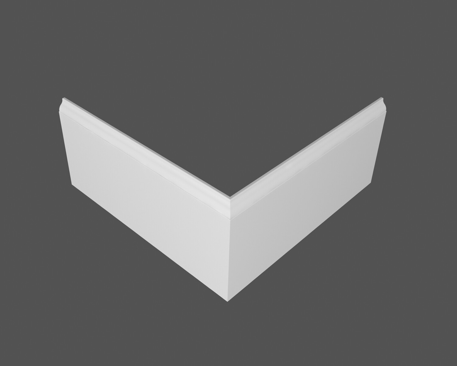 Плинтус МДФ под покраску Ликорн Р 18.133.12 2070×133×12 Плинтус МДФ под покраску Ликорн Р 18.133.12 2070×133×12