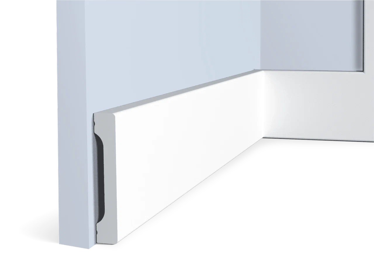 Плинтус под покраску Hiwood B70V1 2000×70×12 Плинтус под покраску Hiwood B70V1 2000×70×12