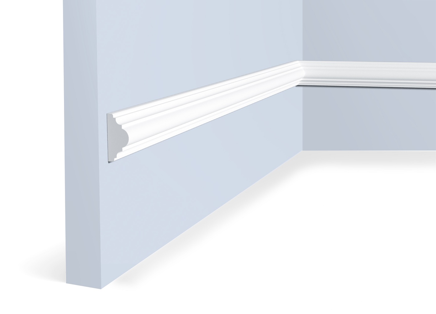 Молдинг из полистирола под покраску Hiwood D22V1 2000×22×10,3