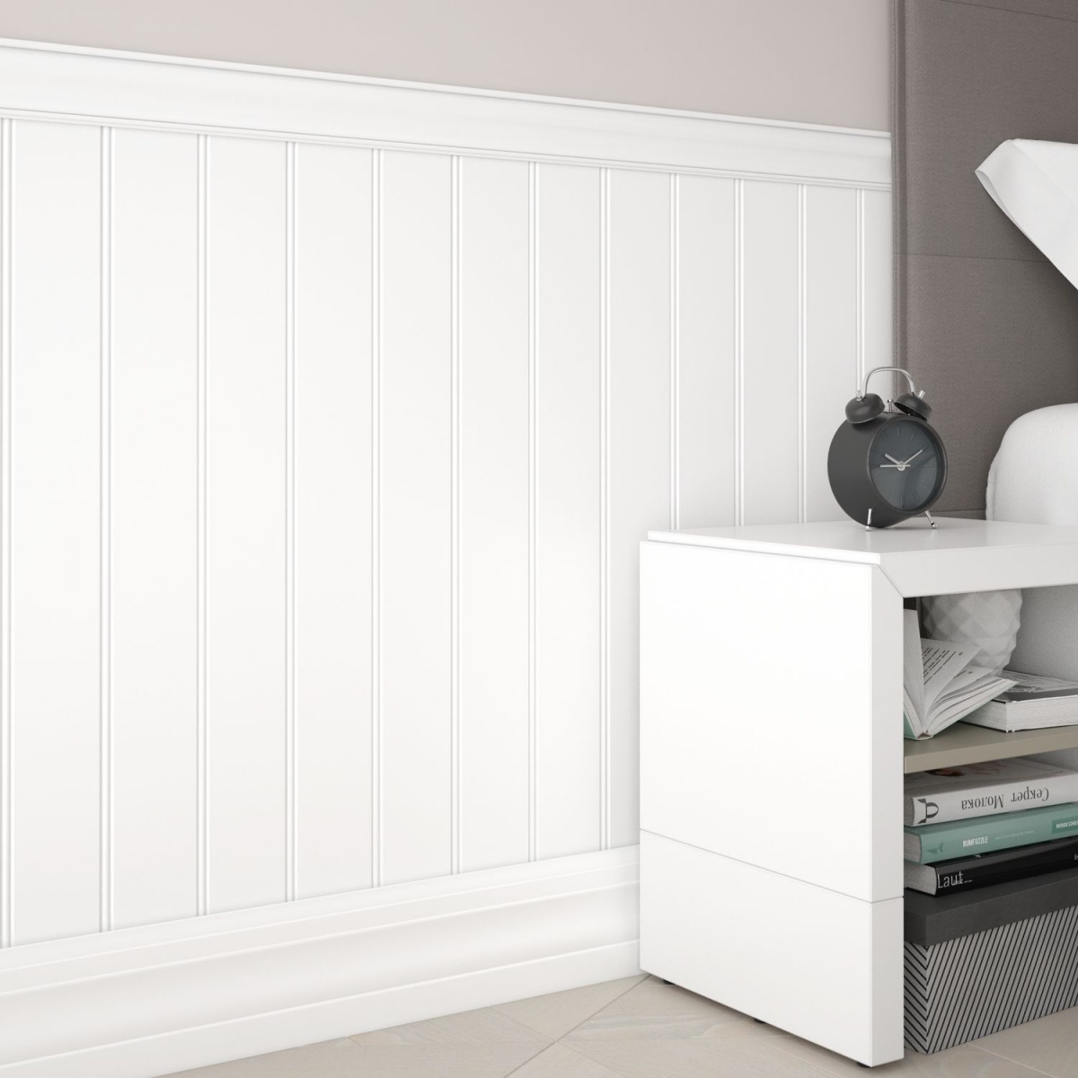 Стеновая панель под покраску Ultrawood Wain 002 1086×813×6 фото в интерьере