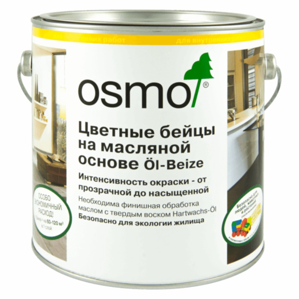 Бейц морилка на масляной основе Osmo Ol-Beize 3514 Графит 0,22 л