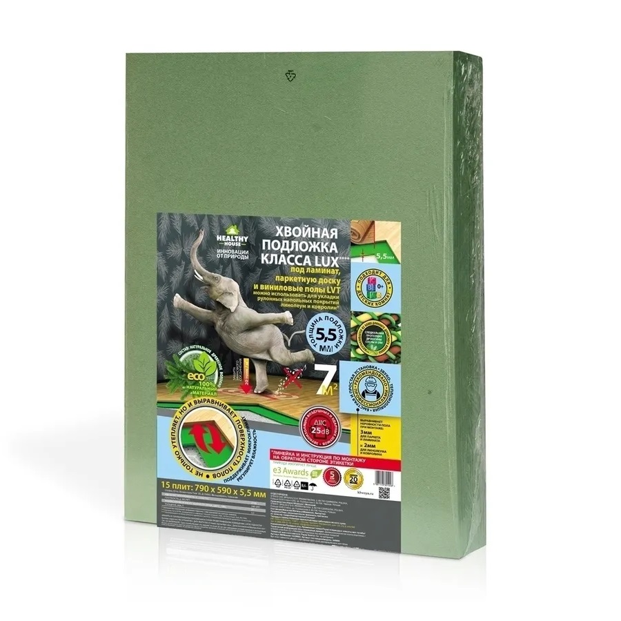 Подложка хвойная Steico 5,5 мм Подложка хвойная Steico 5,5 мм