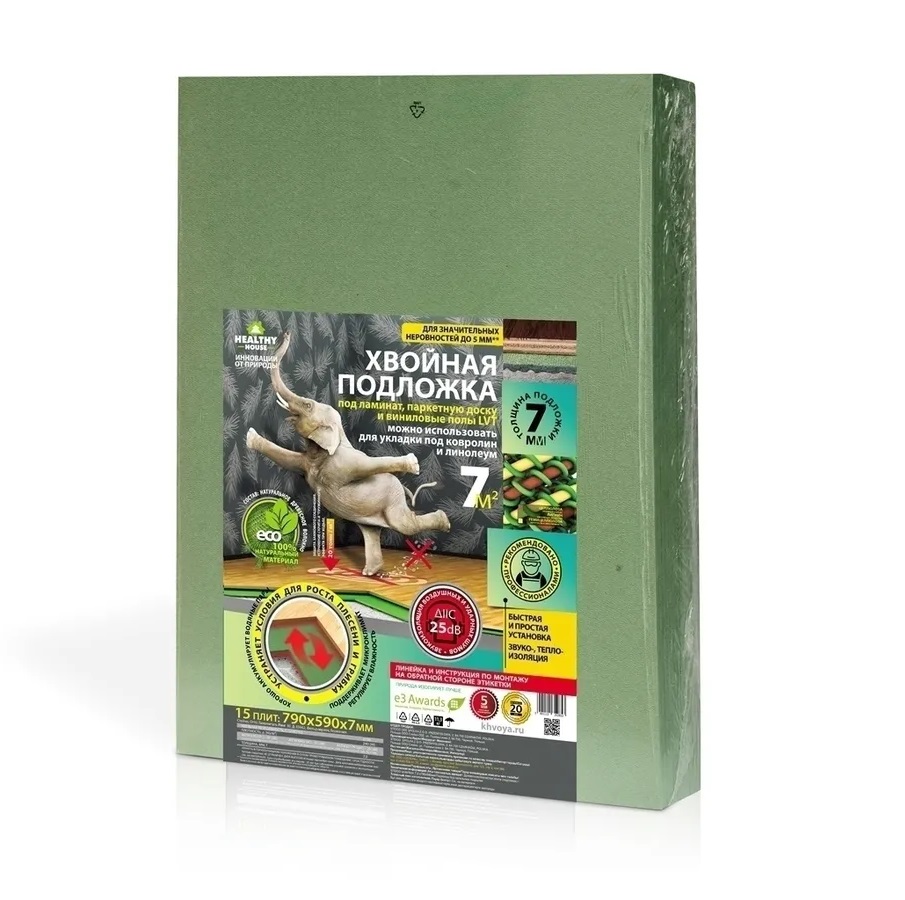 Подложка хвойная Steico 7 мм Подложка хвойная Steico 7 мм