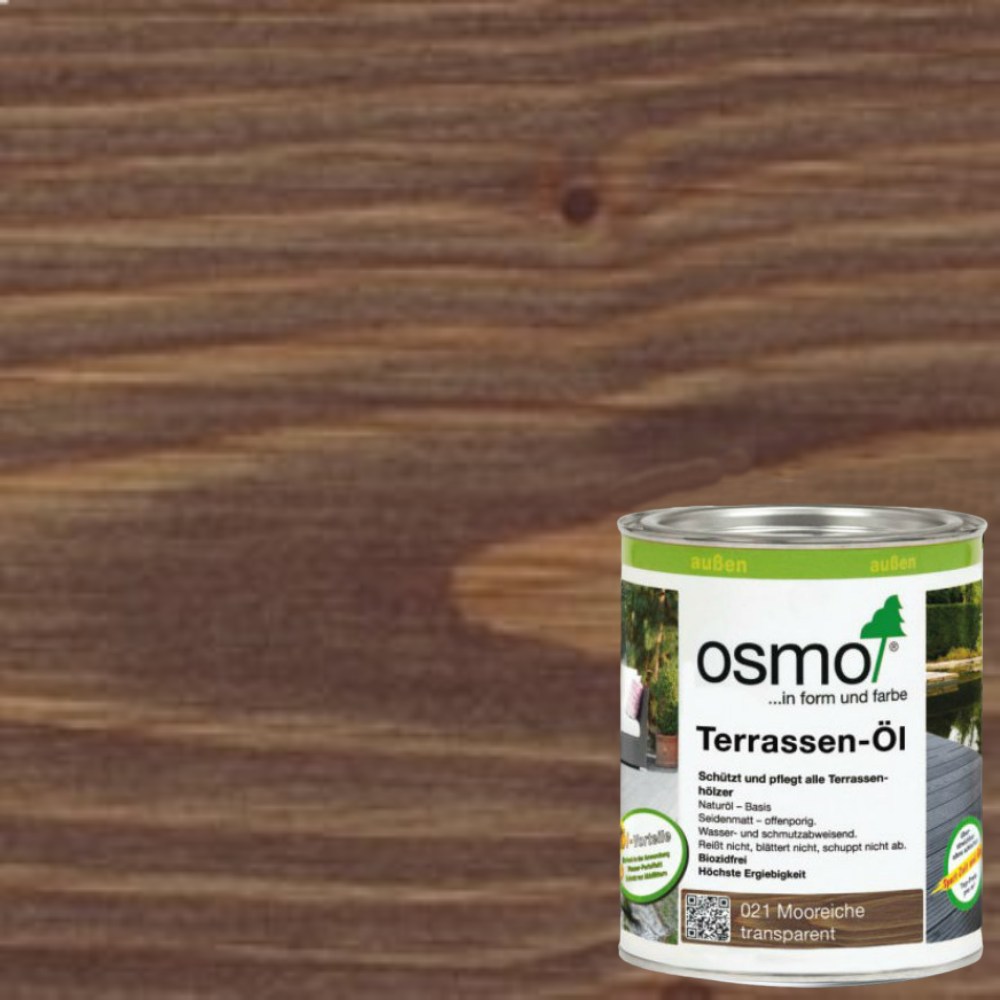 Масло для террас Osmo Terrassen-Ole цвет 021 Дуб мореный 0,75 л