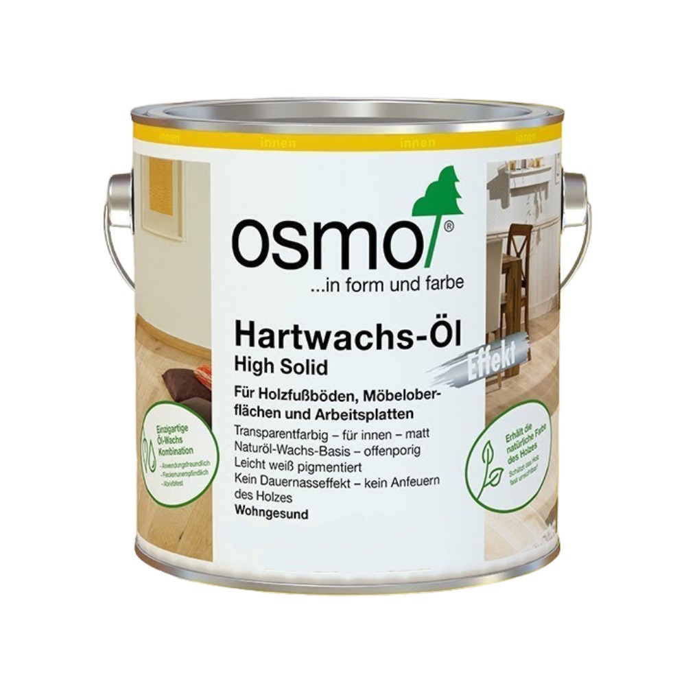 Масло с твердым воском Osmo Hartwachs-Ol Effekt цвет 3091 Серебро 0,22 л