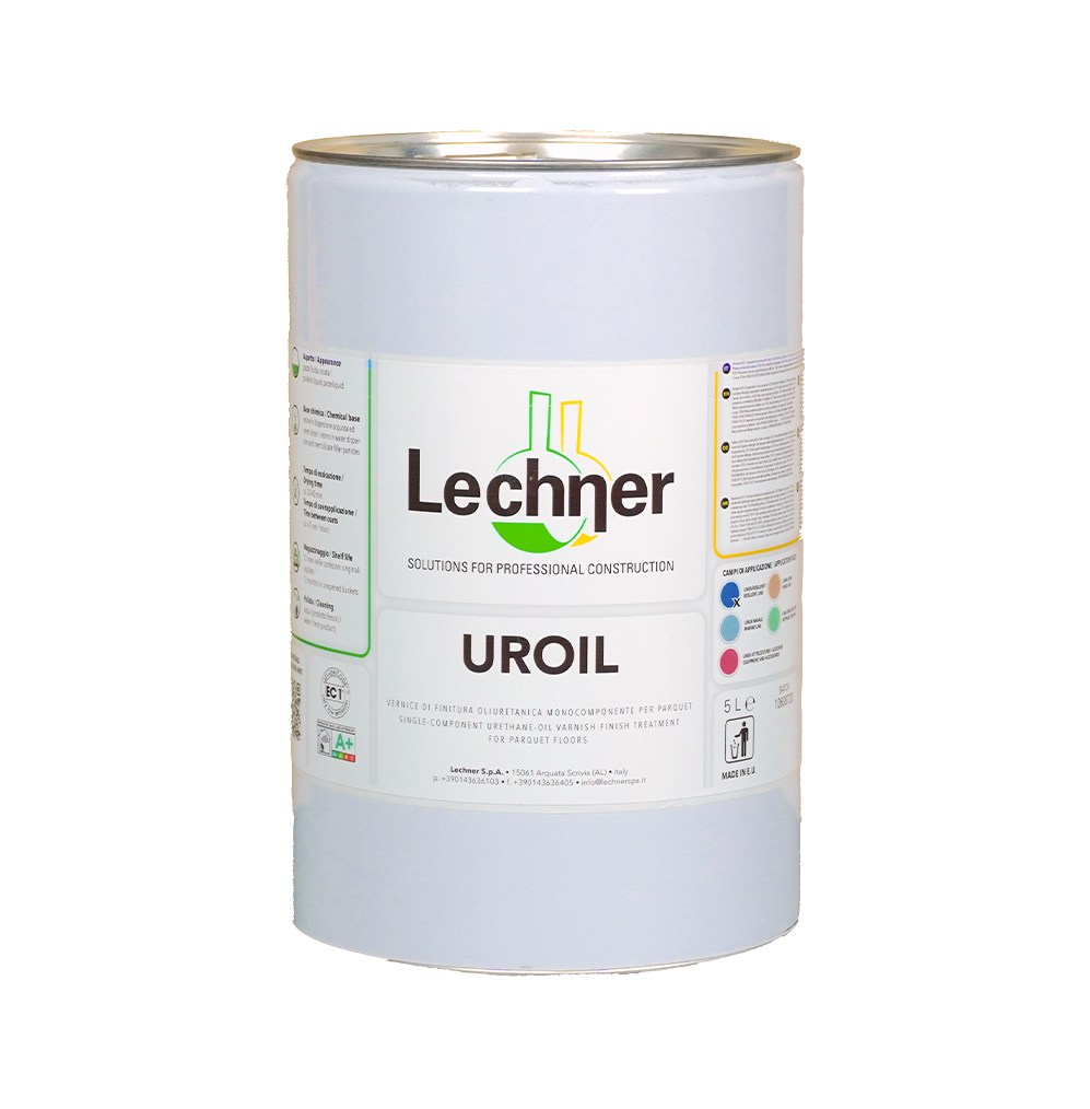 Лак для паркета Lechner Uroil матовый 5 л