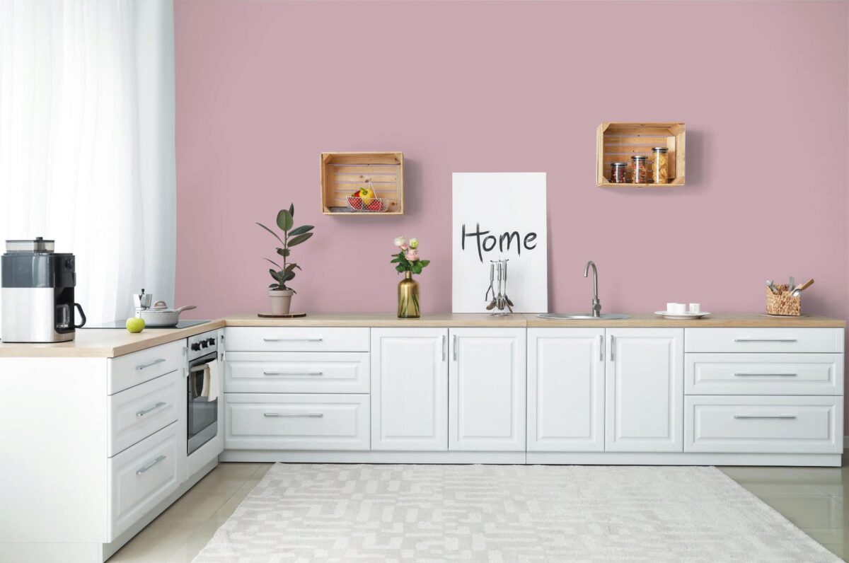 Обои Hygge 77 Colors Rosy C4 04 10,05×1 фото в интерьере