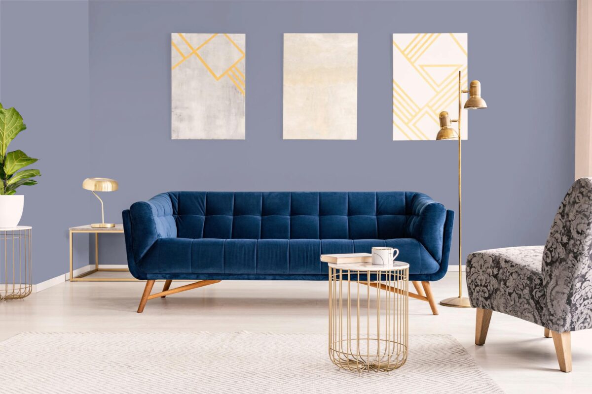 Обои Hygge 77 Colors Blue C8 01 10,05×1 фото в интерьере Обои Hygge 77 Colors Blue C8 01 10,05×1 фото в интерьере