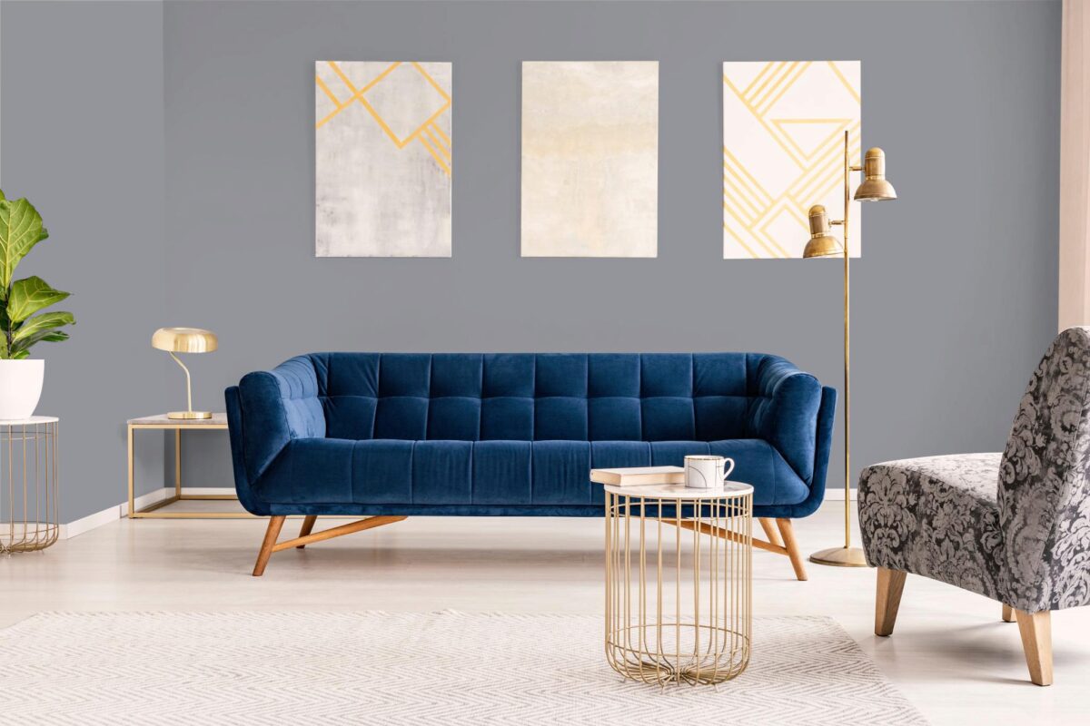 Обои Hygge 77 Colors Blue C8 05 10,05×1 фото в интерьере Обои Hygge 77 Colors Blue C8 05 10,05×1 фото в интерьере