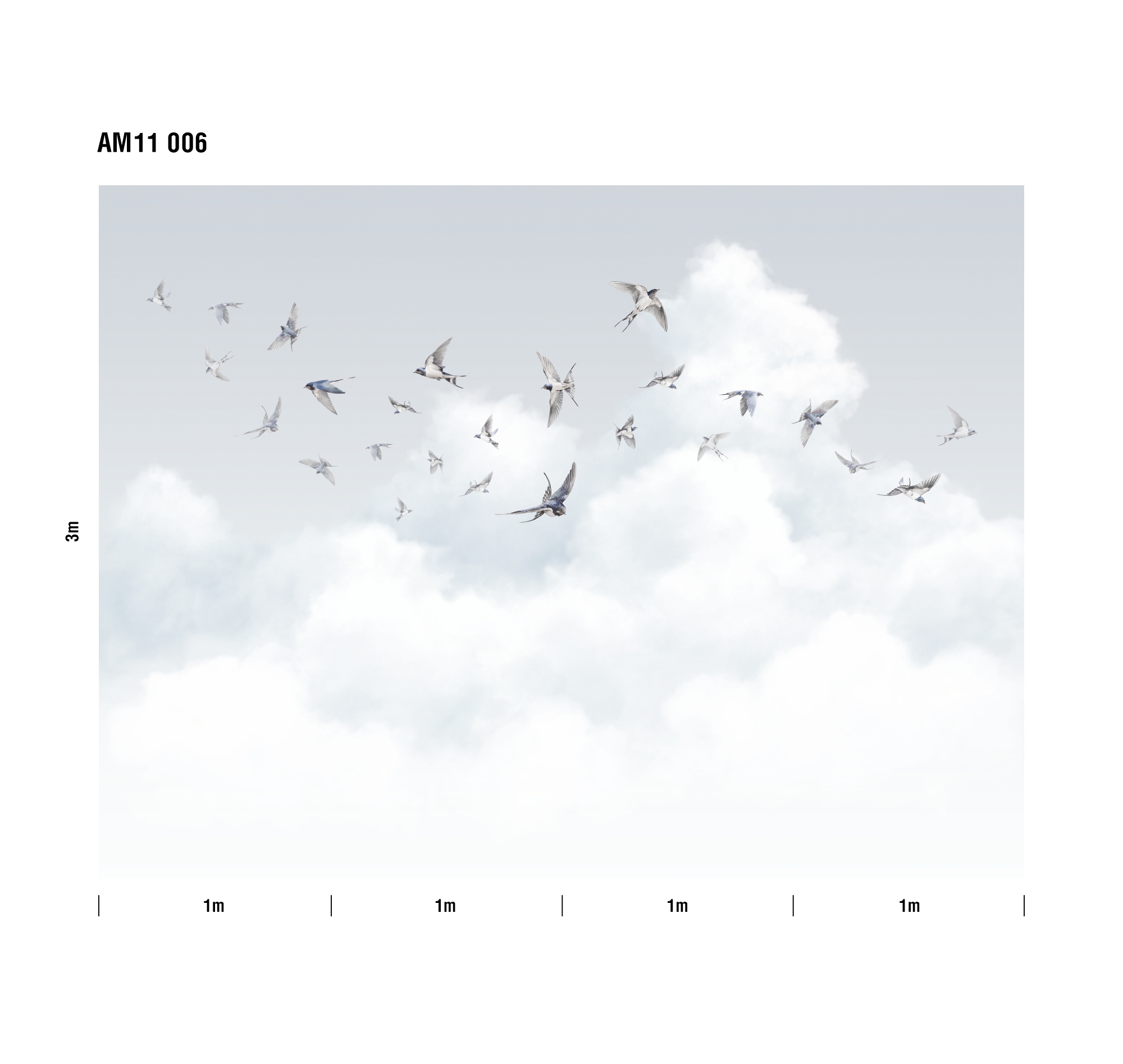 Панно Milassa Ambient vol.3 Spring Swallows Am11 006 Панно Milassa Ambient vol.3 Spring Swallows Am11 006