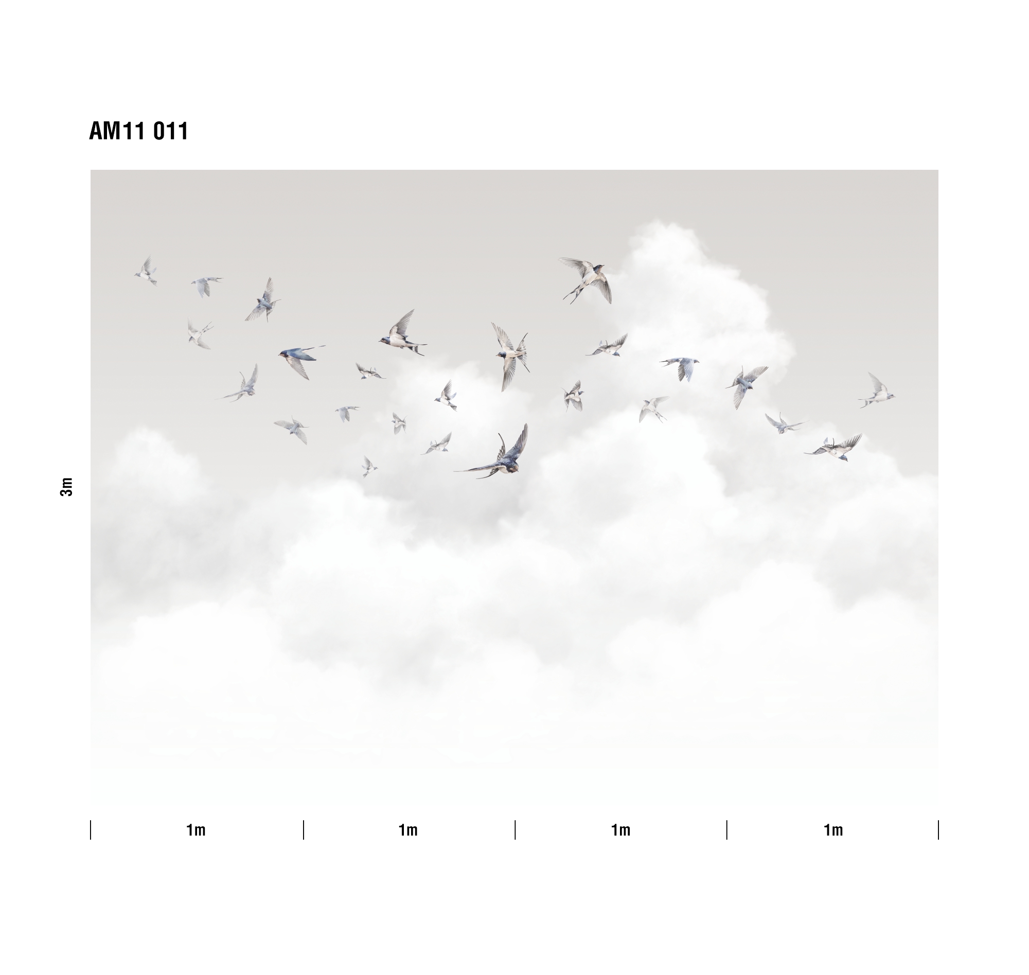 Панно Milassa Ambient vol.3 Spring Swallows Am11 011 Панно Milassa Ambient vol.3 Spring Swallows Am11 011