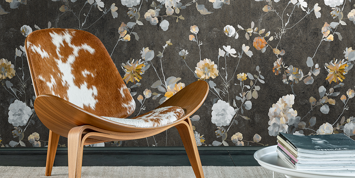 Панно Loymina Etude vol. II Flower Rain ETD16 011 3×2 фото в интерьере