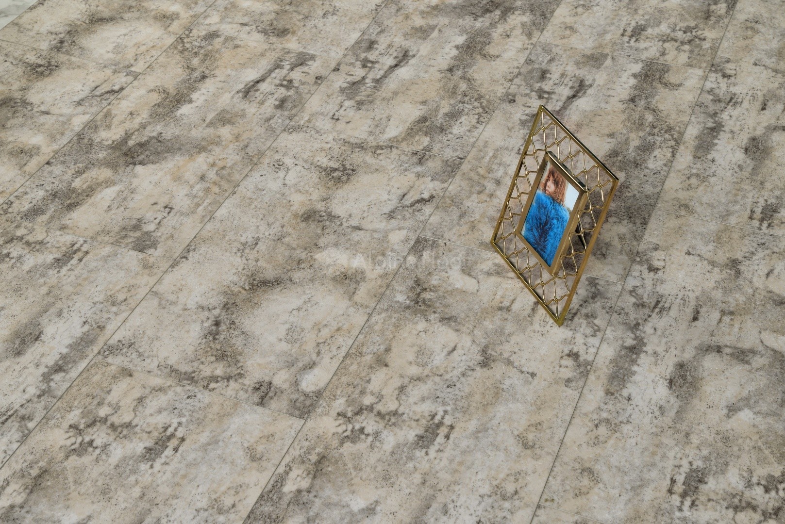 Кварцвиниловый SPC ламинат Alpine Floor Stone Mineral Core Ричмонд ECO 4-1 609,6×304,8×4 фото в интерьере