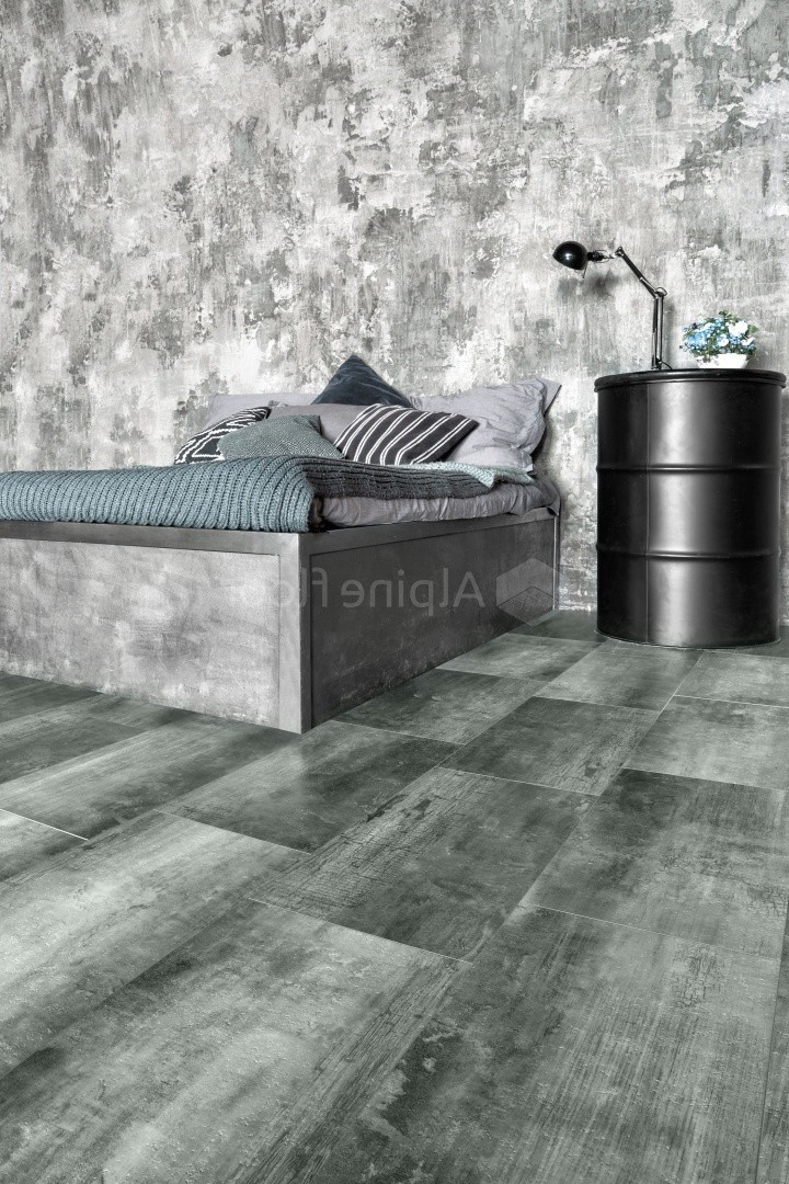 Кварцвиниловый SPC ламинат Alpine Floor Stone Mineral Core Корноулл ECO 4-10 609,6×304,8×4 фото в интерьере