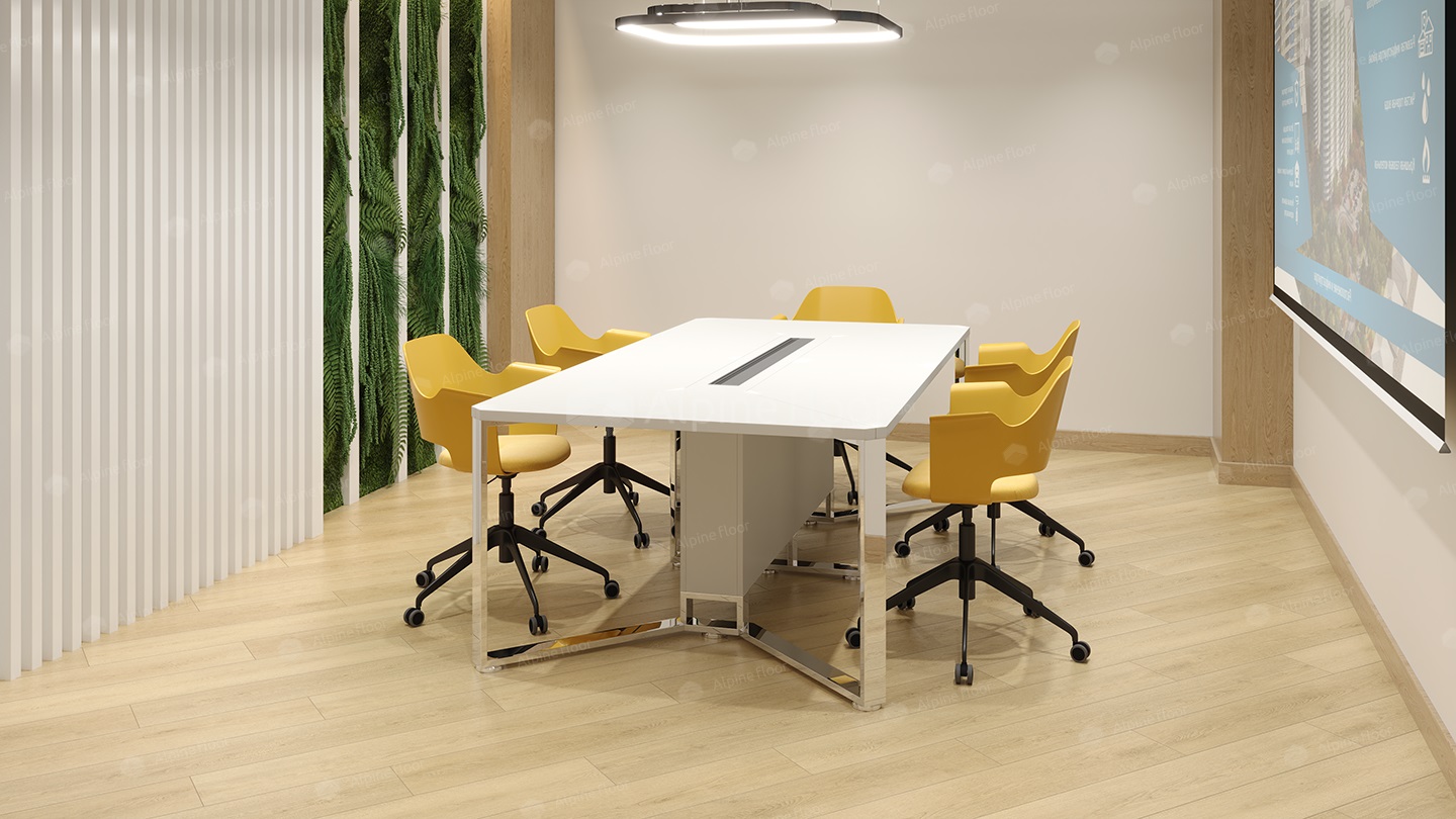 Кварцвиниловый SPC ламинат Alpine Floor Grand Sequoia Нидлес ECO 11-29 1220×183×4 фото в интерьере