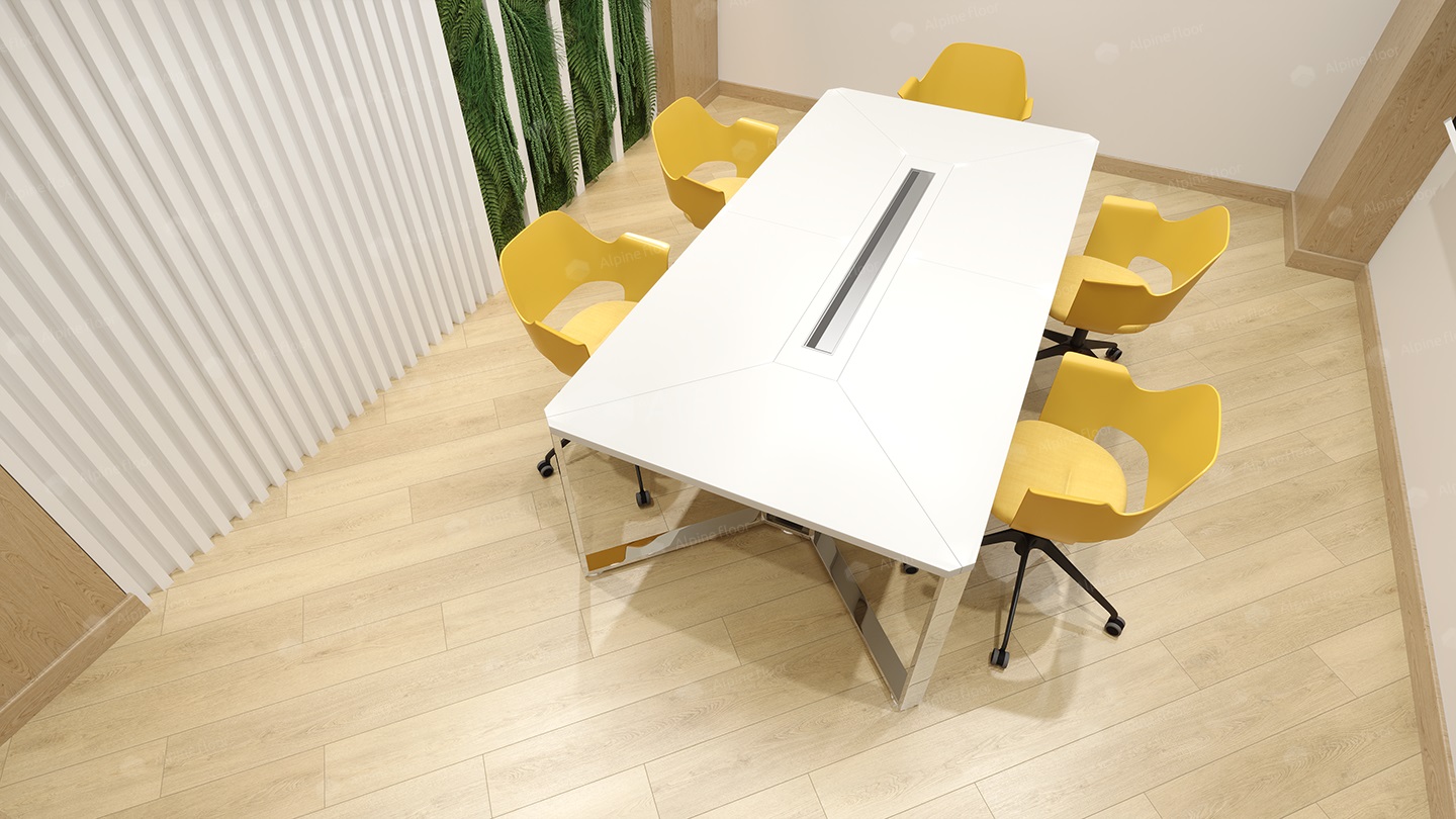 Кварцвиниловый SPC ламинат Alpine Floor Grand Sequoia Нидлес ECO 11-29 1220×183×4 фото в интерьере