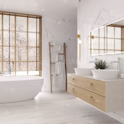 Кварцвиниловая плитка Alpine Floor клеевая Ultra Дуб Арктик ECO 5-1 1219,2×184,15×2