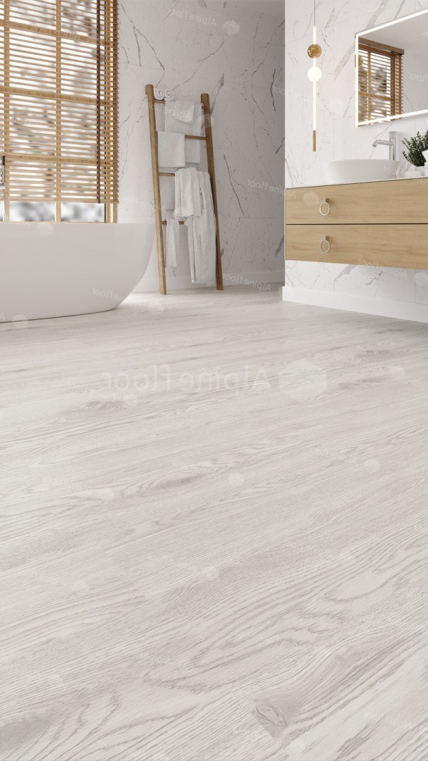 Кварцвиниловая плитка Alpine Floor клеевая Ultra Дуб Арктик ECO 5-1 1219,2×184,15×2 фото в интерьере Кварцвиниловая плитка Alpine Floor клеевая Ultra Дуб Арктик ECO 5-1 1219,2×184,15×2 фото в интерьере