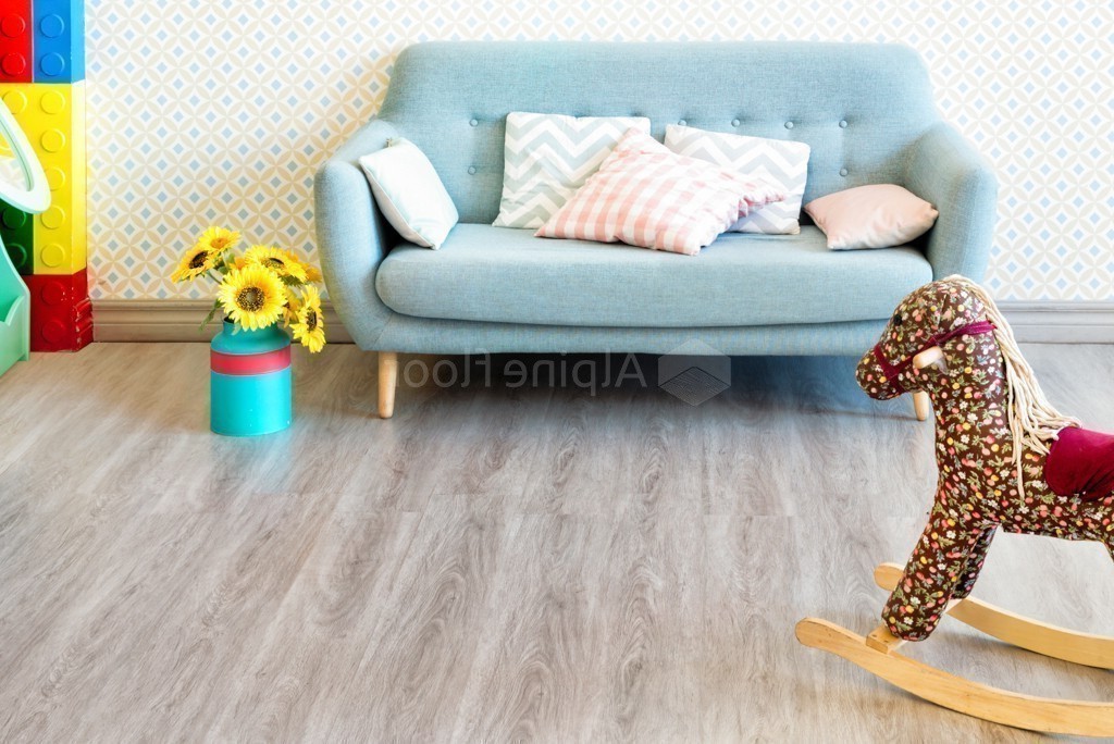 Кварцвиниловая плитка Alpine Floor клеевая Easy Line Дуб Кофейный ECO 3-15 1219,2×184,15×3 фото в интерьере
