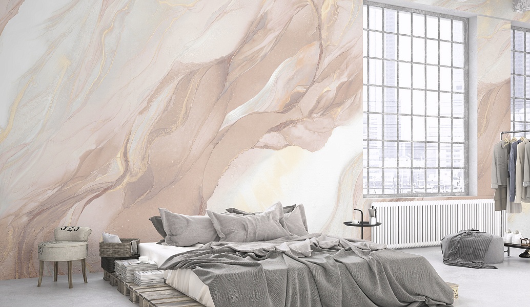 Панно Affresco Fluid AF2060-COL1 2,8×3,72 м фото в интерьере