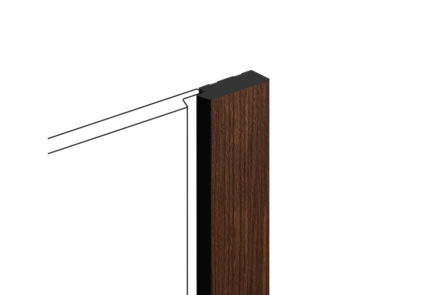 Финишный молдинг Hiwood LF124B BR396K 2700×31×12