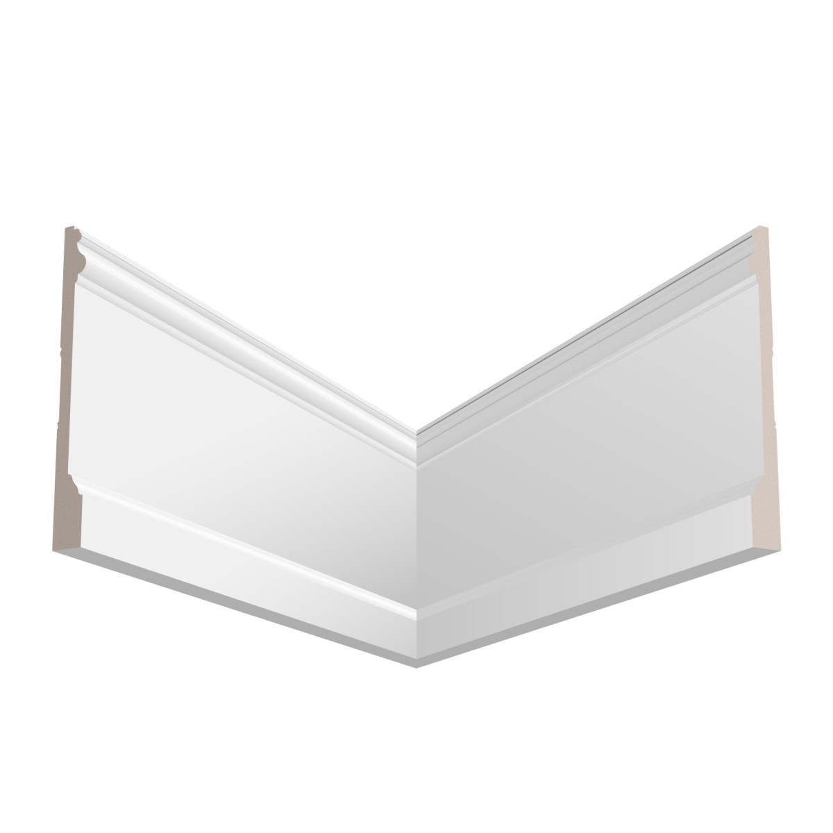 Плинтус под покраску Ultrawood Base 5801 i 2000×180×18 Плинтус под покраску Ultrawood Base 5801 i 2000×180×18