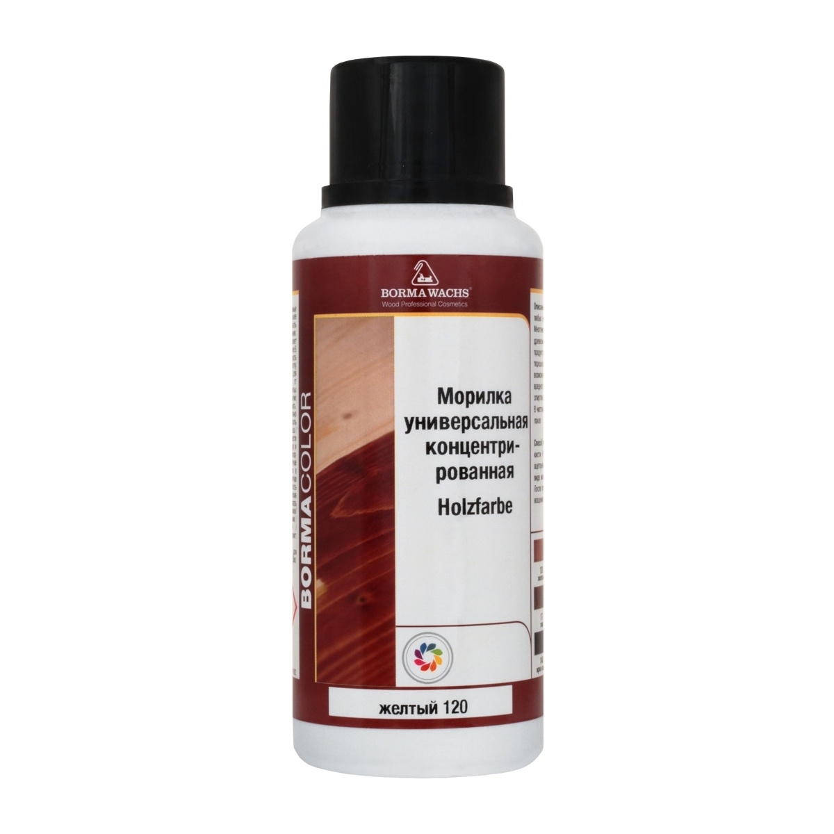 Морилка Borma Holzfarbe 120 желтый 3000GI 0,25 л