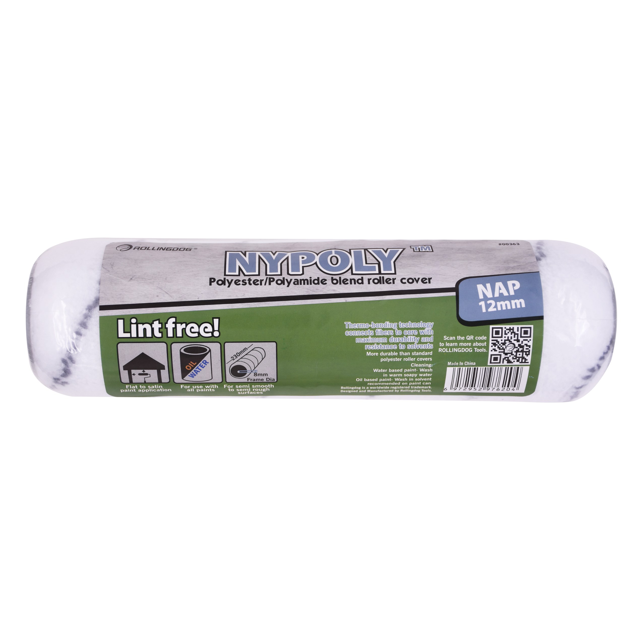 Валик для красок Rollingdog NYPOLY полиэстер/полиамид 00363 230 мм