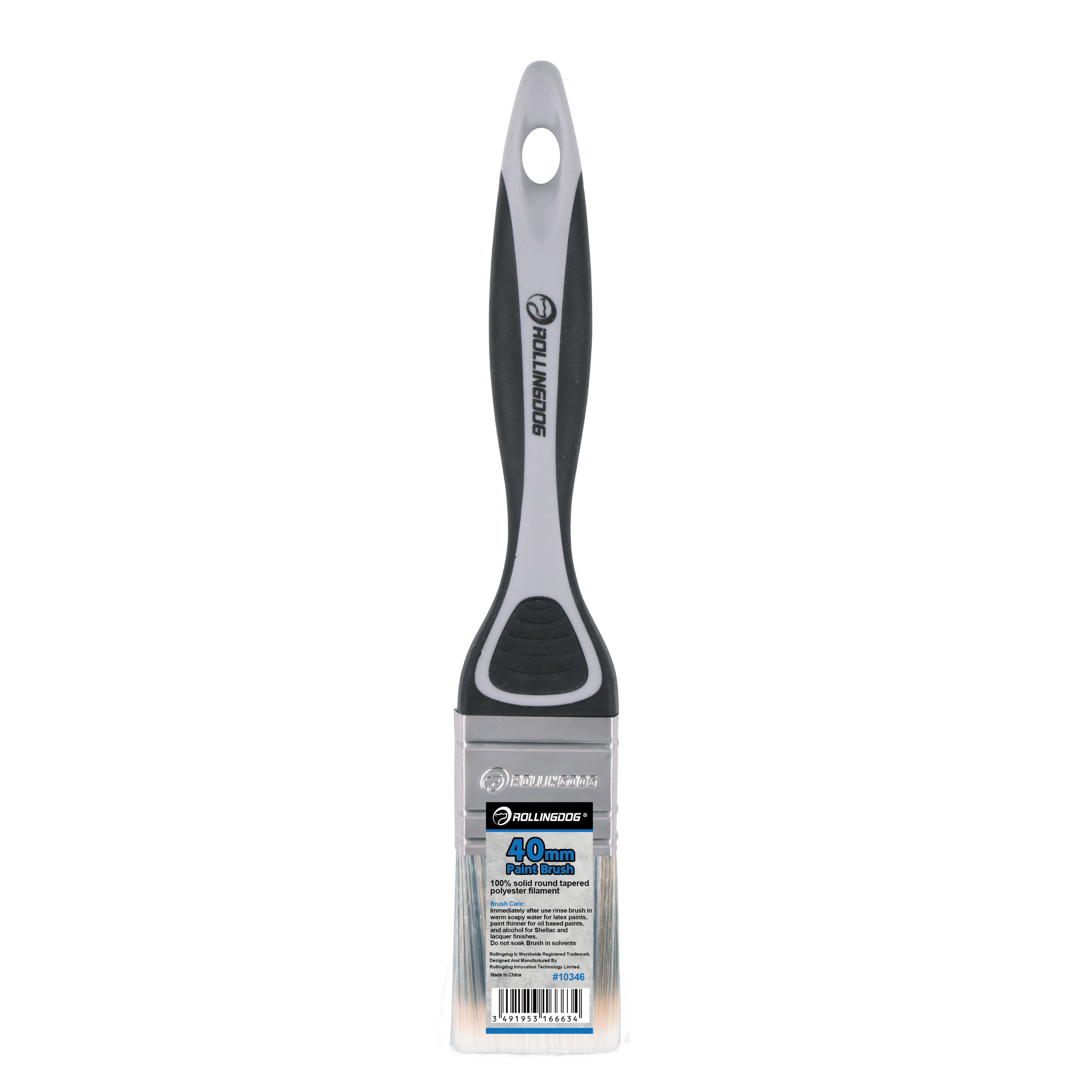 Кисть плоская Rollingdog BT1000 прямая 10346 40 мм