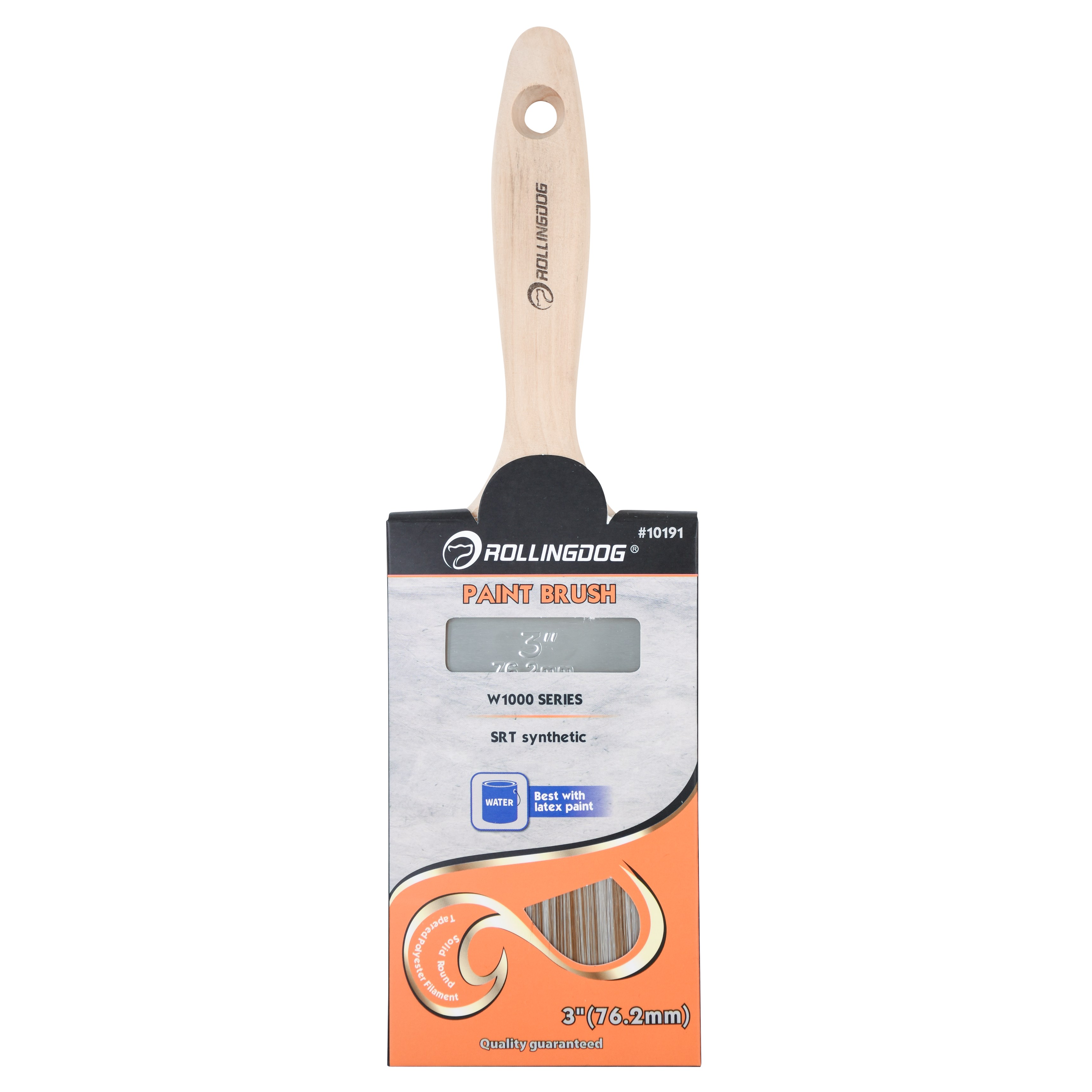 Кисть плоская Rollingdog W1000 прямая 10191 76,2 мм