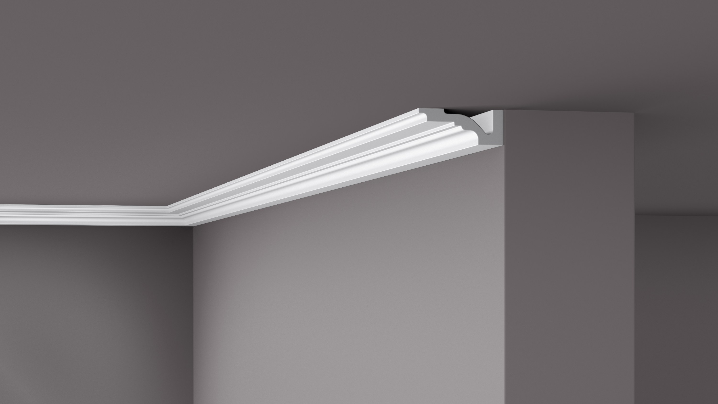 Молдинг из полистирола под покраску NMC Wallstyl WL4 2000×100×40